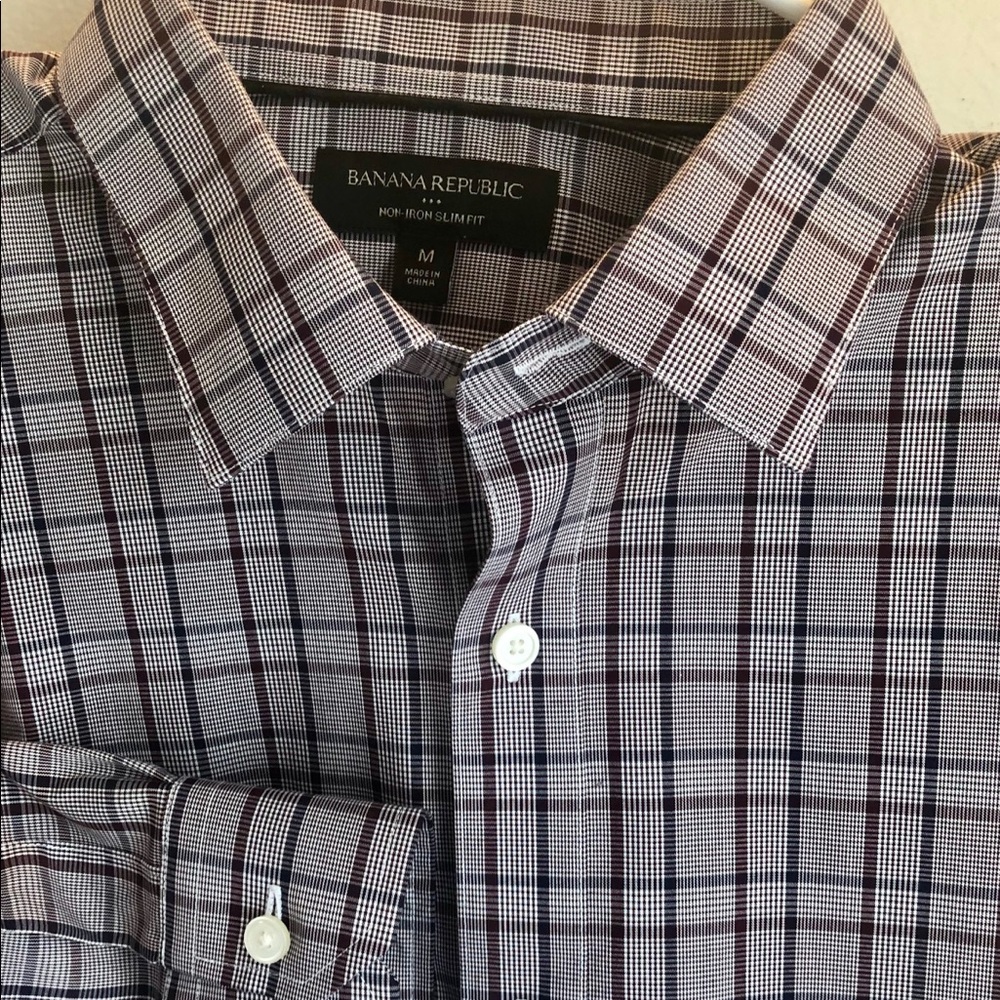 Banana Republic Medium non-iron dress shirt